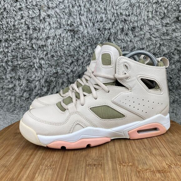 Nike Air Jordan Flight Club 91 GS Sneakers Shoes Size 5.5 Y 555333-101 - Picture 2 of 10